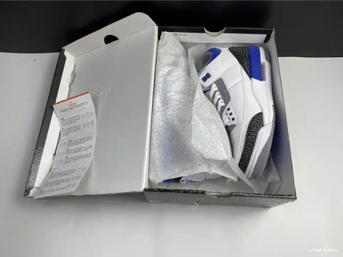CT8532-145 Air Jordan Blue 3 Racer 0521